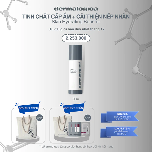 Skin Hydrating Boosters - Tinh chất cấp ẩm chuyên sâu & tăng cường độ đàn hồi cho da khô